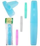 Porta Escova Estojo Dental Individual De Plastico Retangular Colors 22Cm - Elloplas