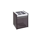 Porta Escova Quadrata Fume - Brinox
