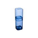 Porta Escova Splash Com Tampa Azul Coza - Brinox
