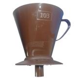 Porta filtro de café moka 103 com bico p/ garrafa térmica - Harpla