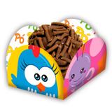 Porta Forminha Galinha Pintadinha Mini 40 unidades Festcolor - Festabox