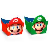 Porta Forminha para Doces Super Mario Bros 24 unidades - Cromus
