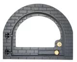 Porta Forno Ferro Fundido Igloo Vidro - Tamanho 42x53cm - Rig fundidos
