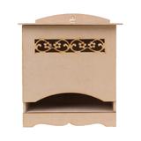 Porta Fralda Florzinha Mdf 24x29x17cm - Fisarte