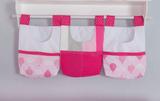 Porta Fraldas de Varão 3 peças Balão Pink - I9 baby