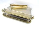 Porta Frios 2 Andares Dourado- Fineza