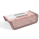 Porta Frios com Tampa Rosa Transparente Acrílico - Uz