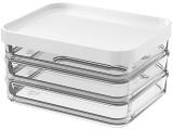 Porta Frios Hermético Coza com Tampa Retangular - 840ml Clear Trio
