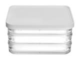 Porta Frios Hermético Coza com Tampa Retangular - 840ml Clear Trio
