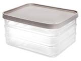 Porta Frios Hermético Coza com Tampa Retangular - 840ml Clear Trio