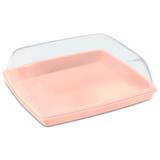 Porta Frios Retangular Cozy 18,30Cm Rosa - Coza