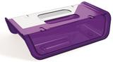 Porta Frios Roxo com tampa Transparente em Poliestireno UZ173-RX - UZ Utilidades