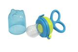 Porta Frutinha Azul Regulagem Chupeta Silicone Alimentador Frutinhas E Legumes Alimentadora Rosa para seu Bebê. - Buba