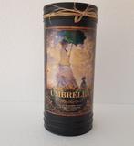 Porta Guarda Chuva Retrô Estampa Mulher de Sombrinha - Preto - Vintage ville