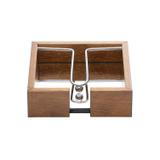 Porta Guardanapo Aramado 15cm Rojemac Castanho