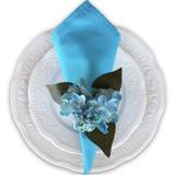 Porta Guardanapo Boca de Leão (Azul Turquesa) - 4 unidades - Maison charlô
