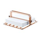 Porta Guardanapos com Peso Tamanho G Rosé Gold - Future