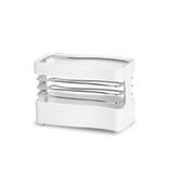Porta-guardanapos em plástico Niquelart 15cm branco