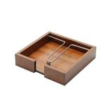 Porta Guardanapos Grandes em Madeira com Aramado 20CM Woodart 11757