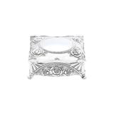 Porta Joias De Zamac Retangular Prata - F9-25624 - Prestige