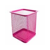 Porta Lapis Aramado Quadrado Rosa Kit