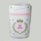 Porta Mamadeira Duplo Térmico Rosa Frasqueira Com Alça Lipi - Lipi baby
