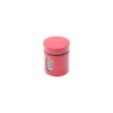 Porta Mantimento De Aço Inox C/Fundo De Vidro Vermelho - F9-25804 - Rojemac