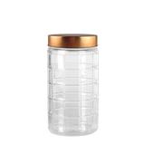 Porta Mantimento em vidro com tampa cobre 1.740 L - Goldenhome