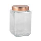 Porta Mantimentos Quadrado 1.6 L Cobre - Dynasty collection