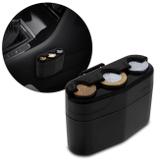 Porta Moedas Automotivo Com Molas para Carro Uber Táxi Perueiro Preto Universal - Serauto