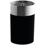 Porta-Objetos para Banheiro com Tampa Astra Soft Touch Preto