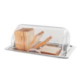 Porta Pão com Tampa Basculante Lyon Aço Inox 2399/100 - Brinox