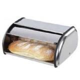 Porta pao em inox aramazenador com tampa profissional para paes e bolos - Gimp