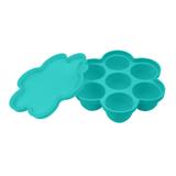 Porta Papinha com Tampa - Silicone - Verde - Girotondo