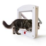 Porta Portinha De Passagem P/ Gato Pet Cachorro 4 Em 1 - Ideal