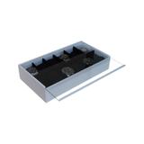 Porta Relógios com 12 Divisórias Branco - Poli design