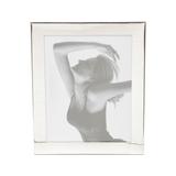 Porta Retrato De Aço Para Foto 10x15Cm Prateado 7923 Prestige