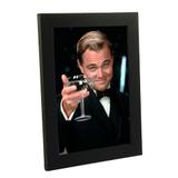 Porta Retrato de Madeira 15x21 - PRSC-P Preto Lisa - Tudoprafoto