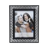 Porta Retrato De Madeira 15X21cm Preto Diamond Woodart