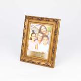Porta Retrato Flores Bronze 10X15 - F9-11759 - Woodart