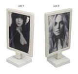 Porta Retrato Foto Display Duplo - Branco - Tudoprafoto