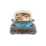 Porta Retrato Pequeno Frente Carro Azul - Goods br