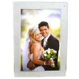 Porta Retrato Strass Prata 10X15 Metal D61846-Zrzp Hauskraft