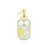 Porta Sabonete Líquido 250ml Prata e Dourado Coração - Urban