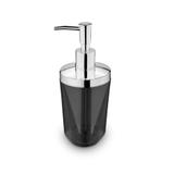 Porta Sabonete Líquido Atria Ø 8x18 cm Fume - Brinox