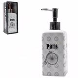 Porta Sabonete Líquido Cerâmica Paris 400 ml - Susan