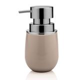 Porta sabonete líquido de polipropileno New Belly Ou bege 400mL - 27091