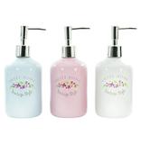 Porta sabonete liquido de porcelana sweet home colors 375ml - Wincy