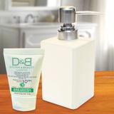 Porta Sabonete líquido em porcelana + Protetor Solar 30g Promoção - Divina beauty