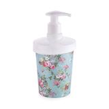 Porta sabonete liquido flora 360 ml plasutil